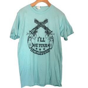 NWOT Huckleberry Revolver Western Graphic Tee Small jcoons